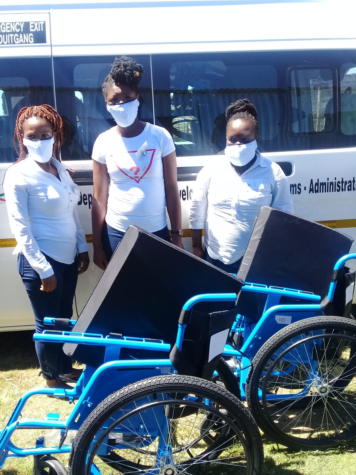 SDA wheelchair donation handover with the Department of Social Development