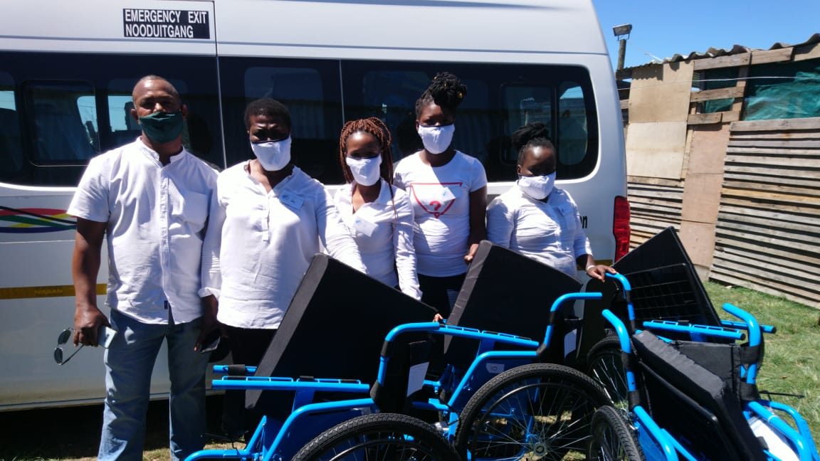 SDA wheelchair donation handover with the Department of Social Development