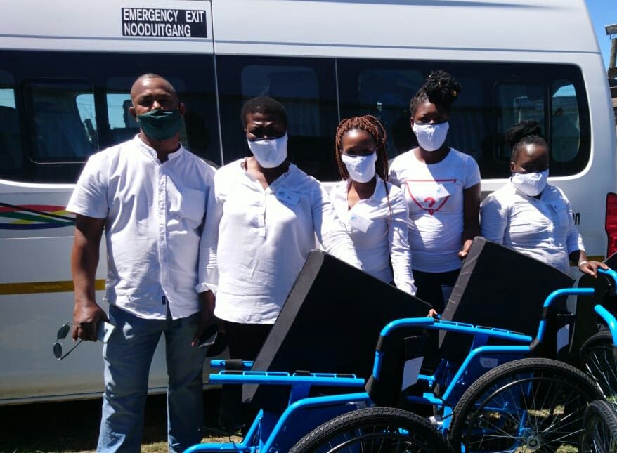 SDA wheelchair donation handover with the Department of Social Development